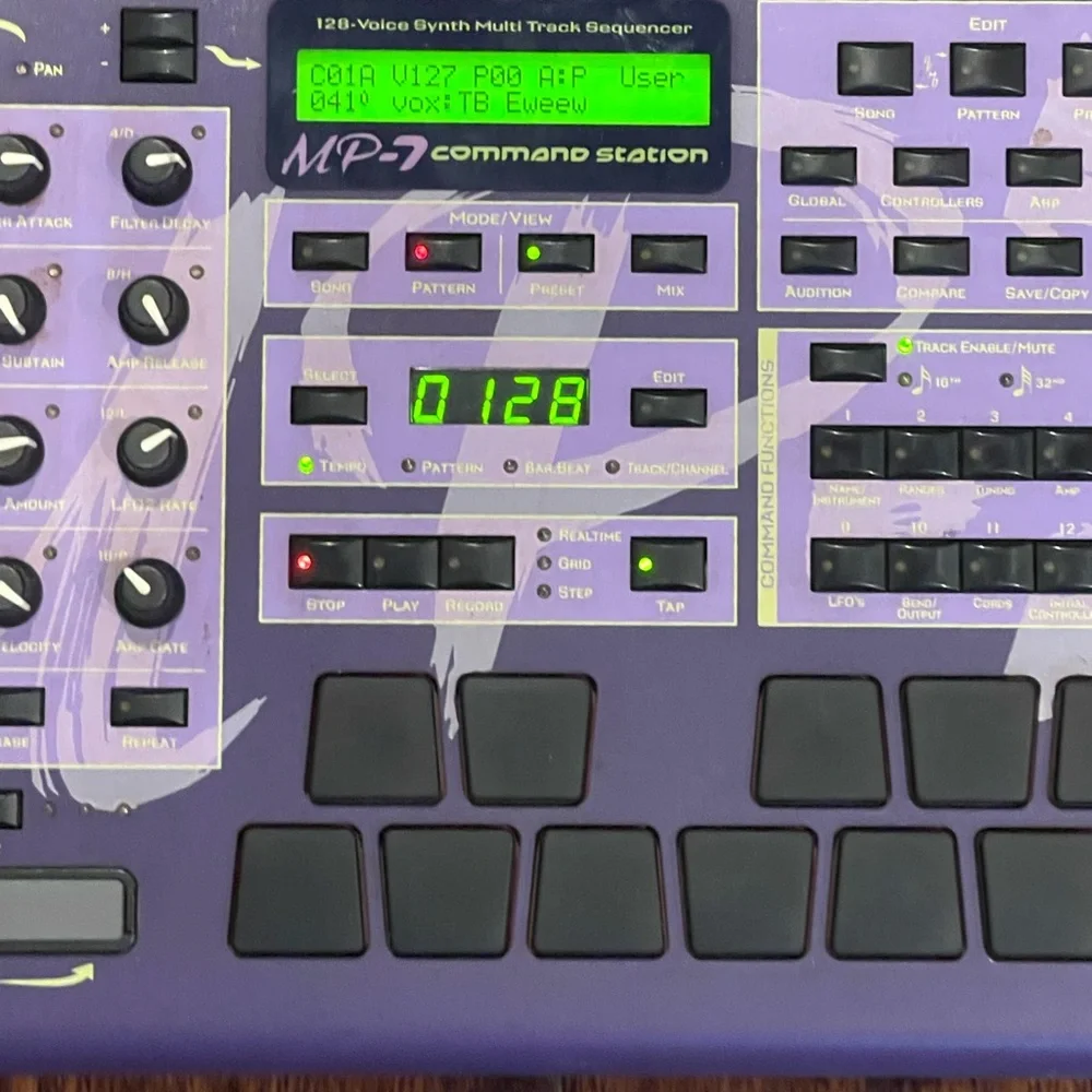 E-MU MP-7 Command Station Groovebox Wilshire Blvd Studios In House Unit